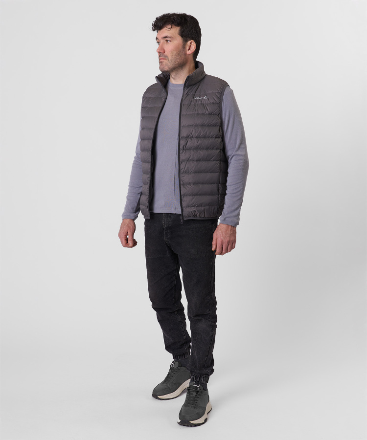 Жилет пуховый Town Мужской (XL, 4000/серый, , , , , )