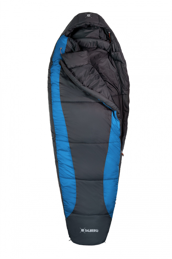 SUMMIT EXP -28°C спальный мешок (-28С, серый/синий правый)