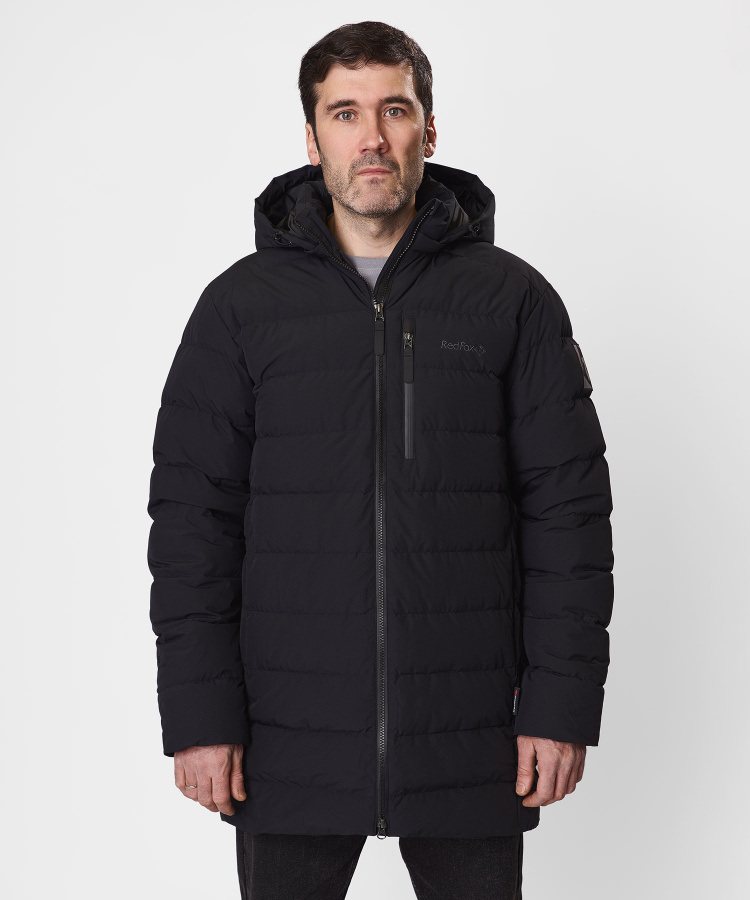 Пальто пуховое Siberia IV Мужское (S, 1000/черный, , , , , )