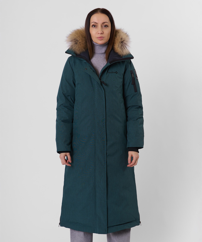 Пальто пуховое Aurora III DF Женское (L, 7100/petrol, , , , , )