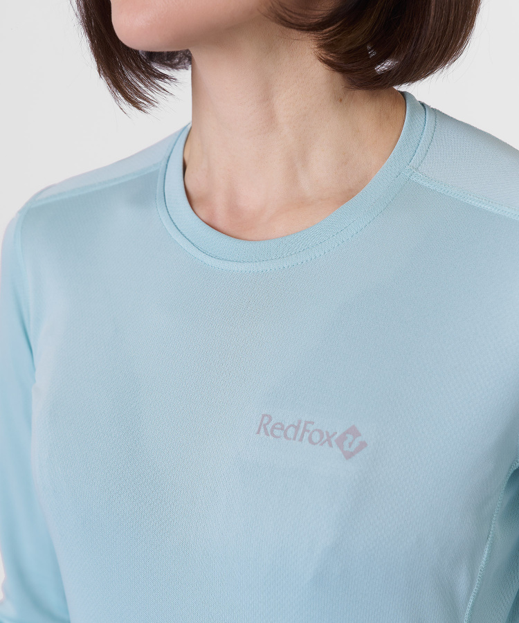 Футболка с длинным рукавом Workout R Женская (XS, 7300/лагуна, , , , , )