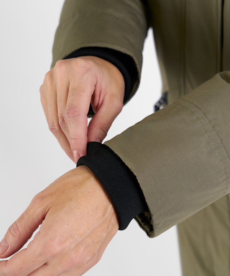 Полупальто пуховое Nyla III Женское (L, 3100/т.оливковый, , , W23-24, , )