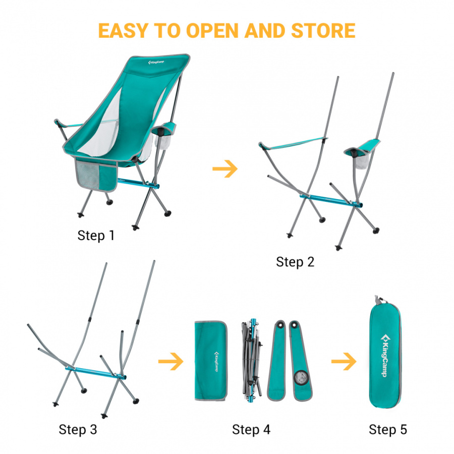 2015 Ultralight Arm Chair кресло раскладн. сталь (бежевый) 2015 Ultralight Arm Chair кресло раскладн. сталь (бежевый)