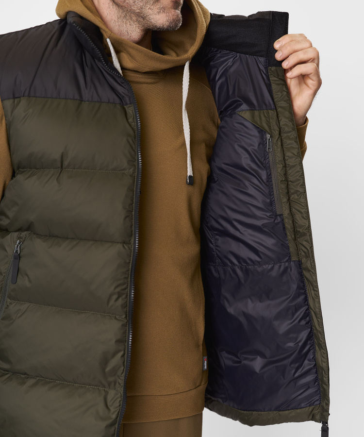 Жилет пуховый Nansen RL Мужской (M, 4110/хаки/черный, , , , , )