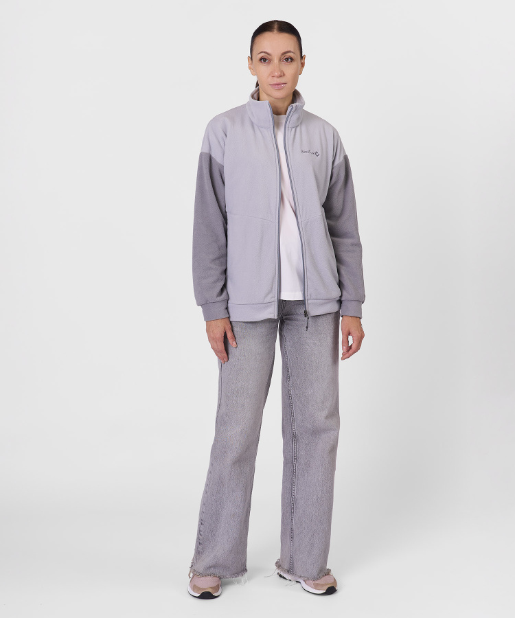 Джемпер Camp Jacket Женский (M, 7040/св.серый/серый, , , , , )