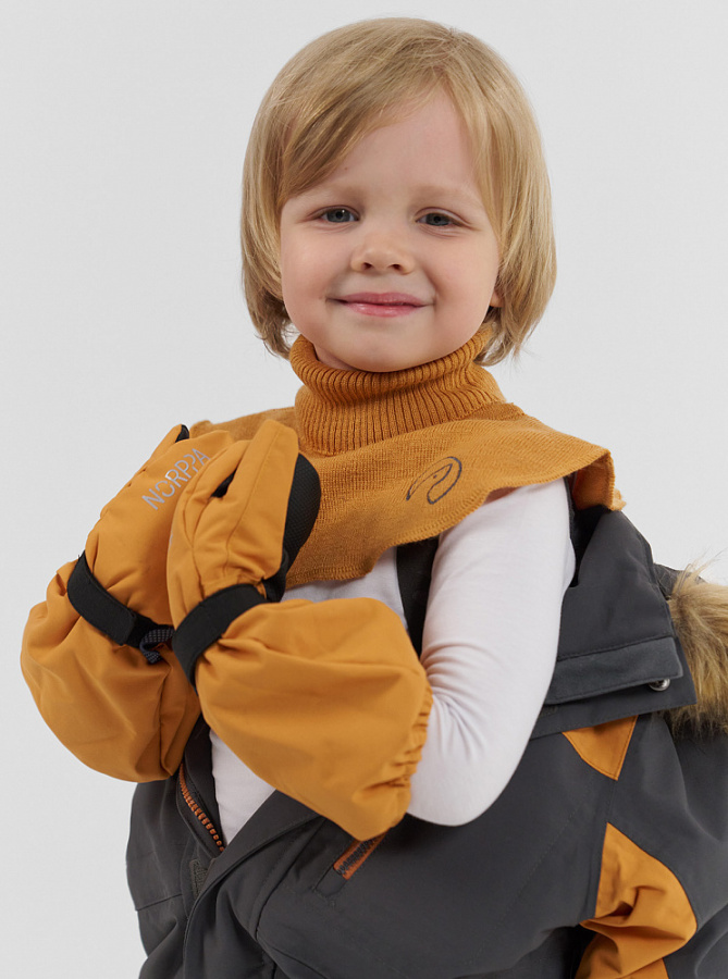 *100466 Рукавицы детские KOMITO (8/10, 129 арахис, , , , , )