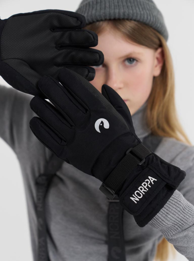 *100465 Перчатки детские KOMITO (7, 060 чёрный, , , , , )