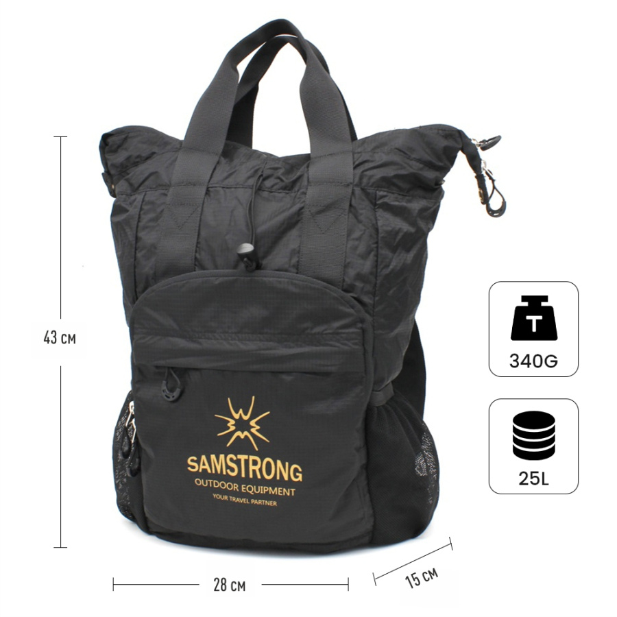 B0255 ULTRA-LIGHT BACKPACK склад. сумка-рюкзак (фиолетовый) B0255 ULTRA-LIGHT BACKPACK склад. сумка-рюкзак (фиолетовый)