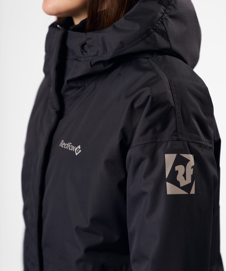 Пальто утепленное Garda II Женское (S, 1000/черный, , , , , )