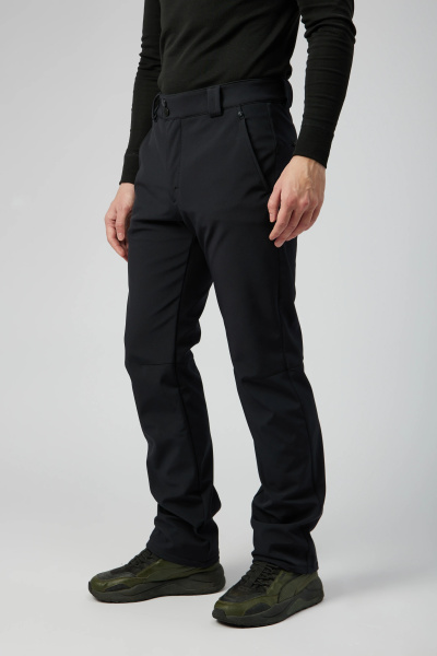 *Брюки 24-24902 Soft Shell муж. (48, 10 Черный, 176, , , , )
