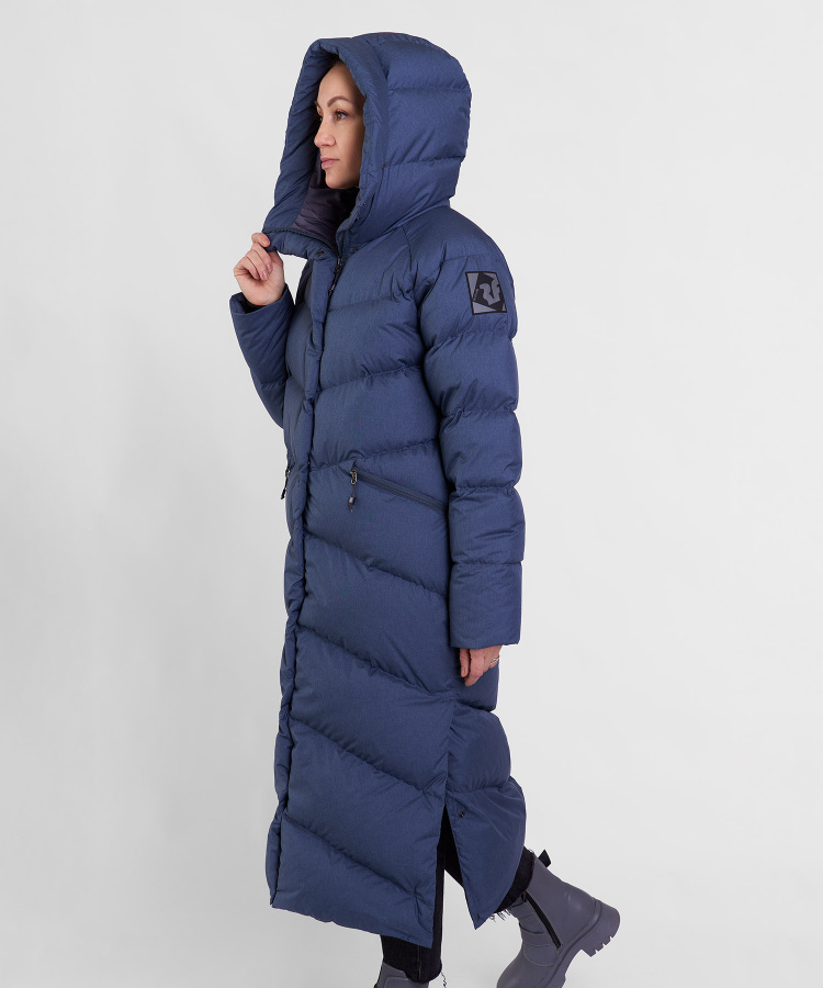 Пальто пуховое Ester VI Женское (XL, 9700/деним, , , , , )