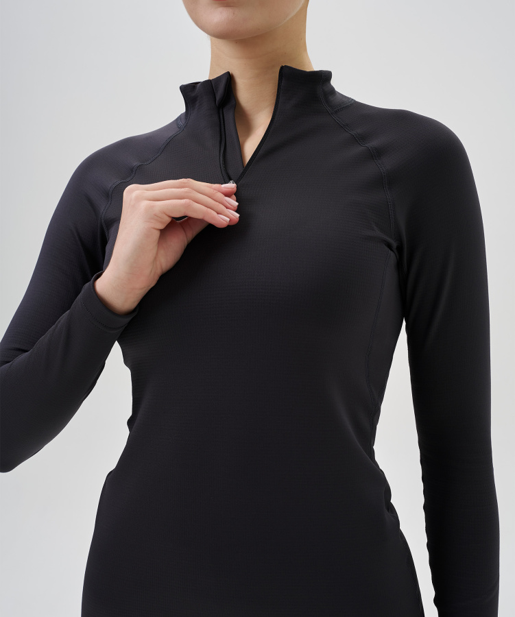 Рубашка Nordski Intense Half Zip Grey W (38-S, Grey, , , , , )