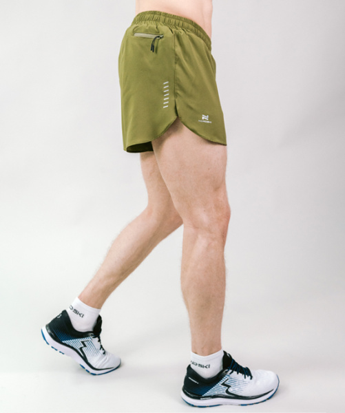 Шорты беговые Nordski Run Olive (48, Olive, , , , , )