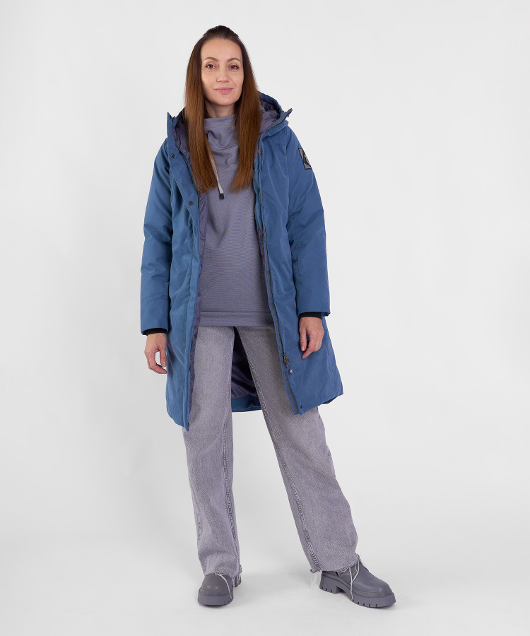 Пальто пуховое Urban Fox V Женское (M, 9700/деним, , , , , )