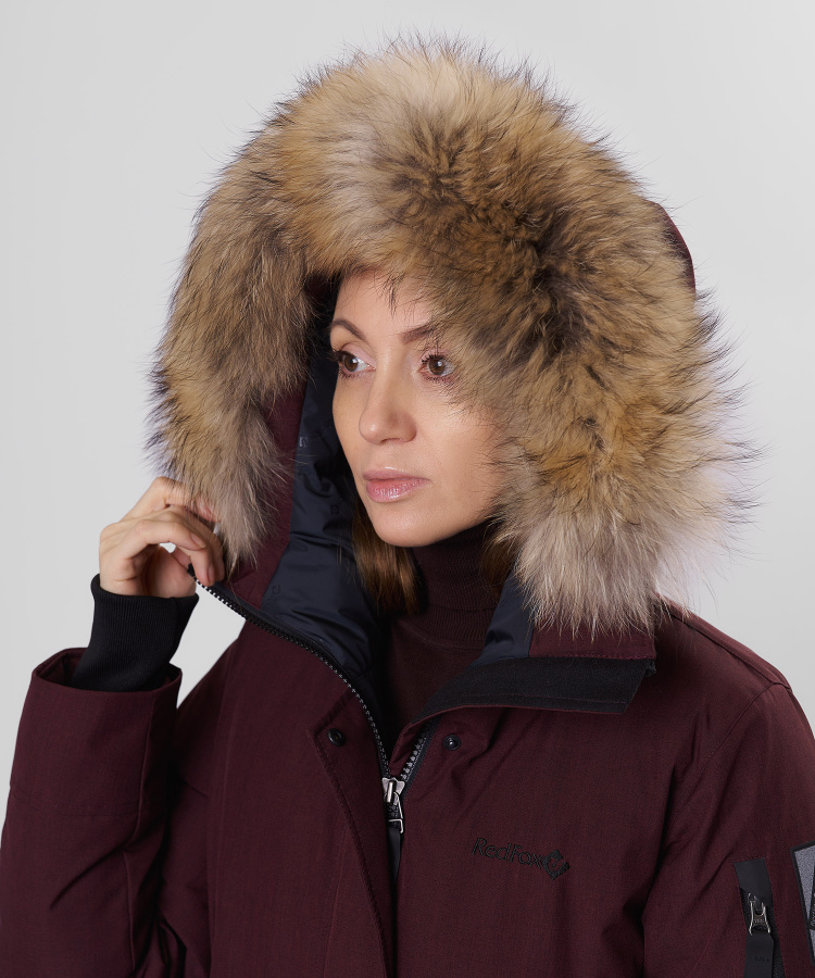 Пальто пуховое Aurora III DF Женское (XL, 0200/малиновый, , , , , )