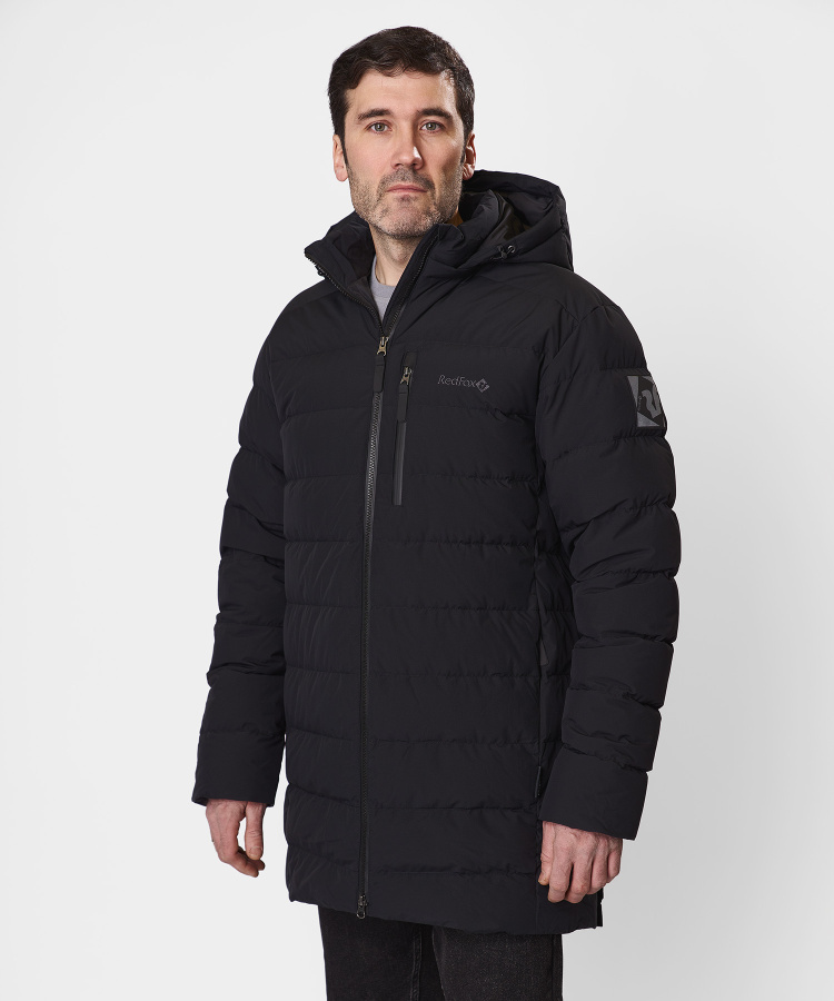 Пальто пуховое Siberia IV Мужское (S, 1000/черный, , , , , )