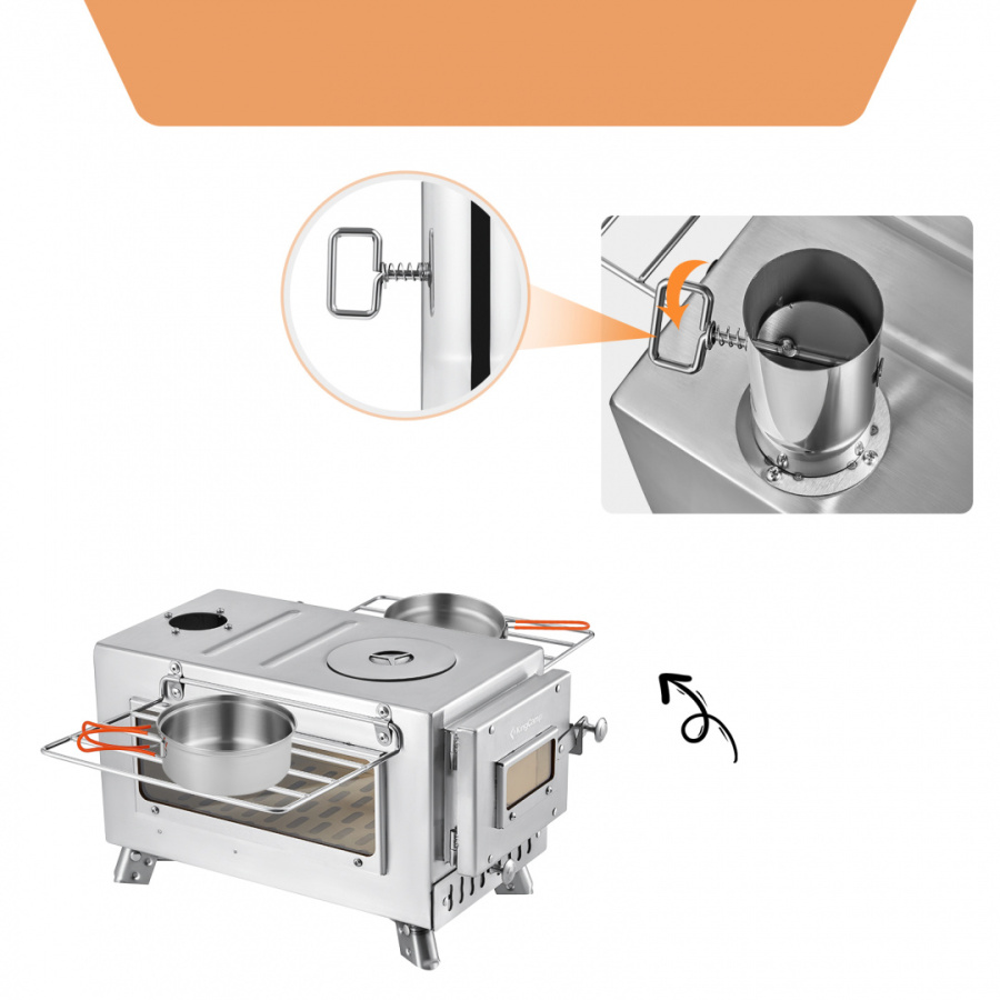 Купить King Camp 2320 hot tent stove plus печка 80 690 ₽ King Camp 2320 hot tent stove plus печка