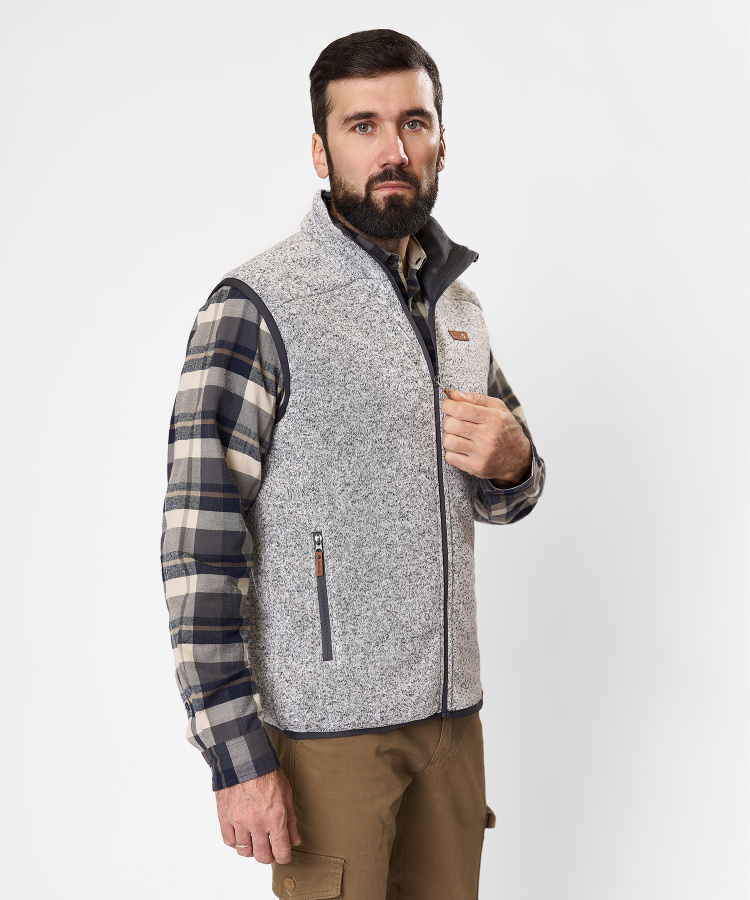 Жилет Tweed Мужской (S, 7000/св.серый, , , , , )