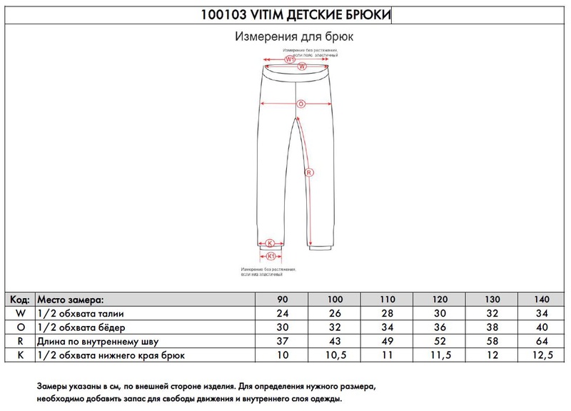 *100103 Брюки детские VITIM (140, 445 голубая бездна, , , , , )