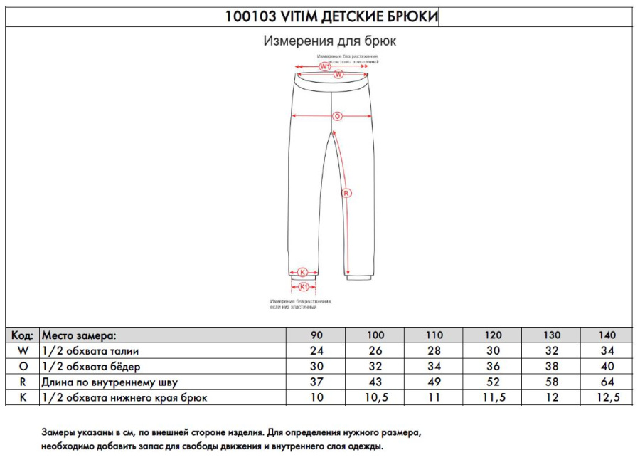 *100103 Брюки детские VITIM (140, 445 голубая бездна, , , , , ) *100103 Брюки детские VITIM (140, 445 голубая бездна, , , , , )