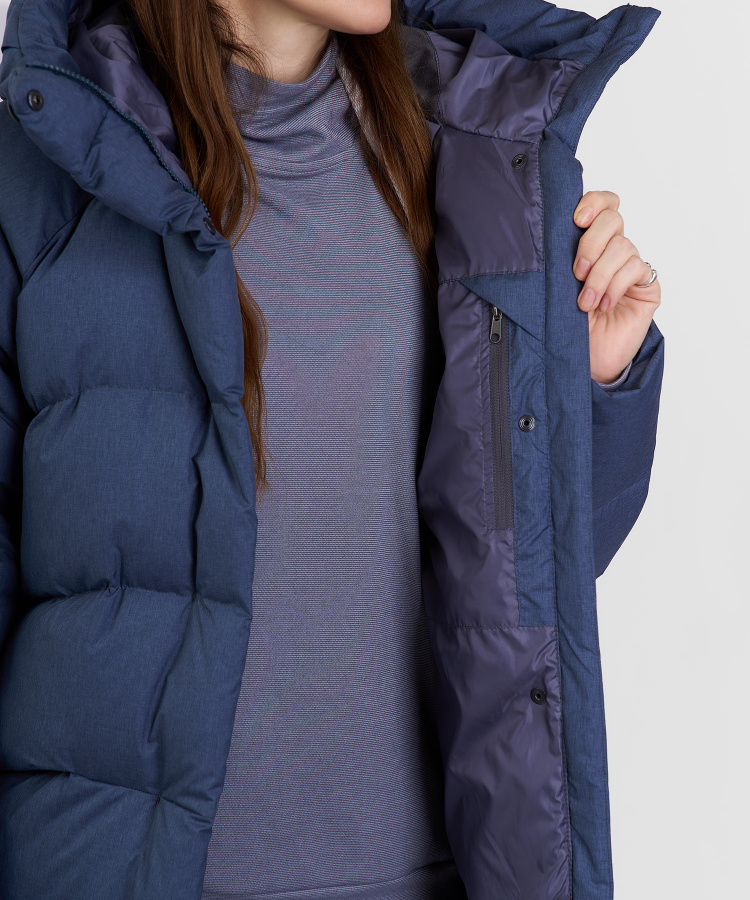 Куртка пуховая Chester III Женская (S, 9700/деним, , , , , )