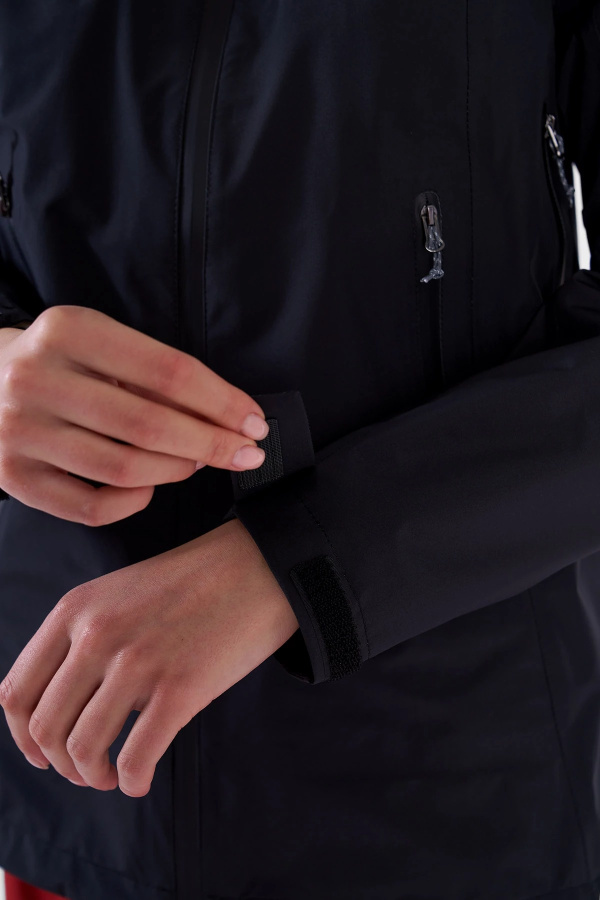 *Куртка 3L 25-40521 КОРБУ жен. (50, 10 Черный, 170, , , , )