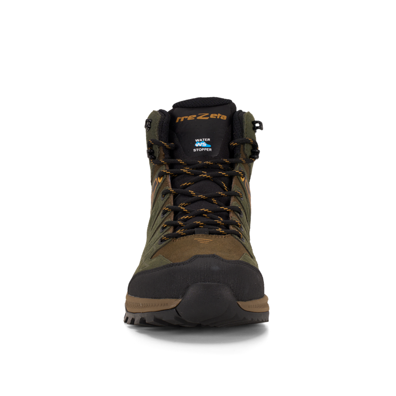 Ботинки THUNDER LEATHER MID WP (46, DARK GREEN / HONEY, , , , , )