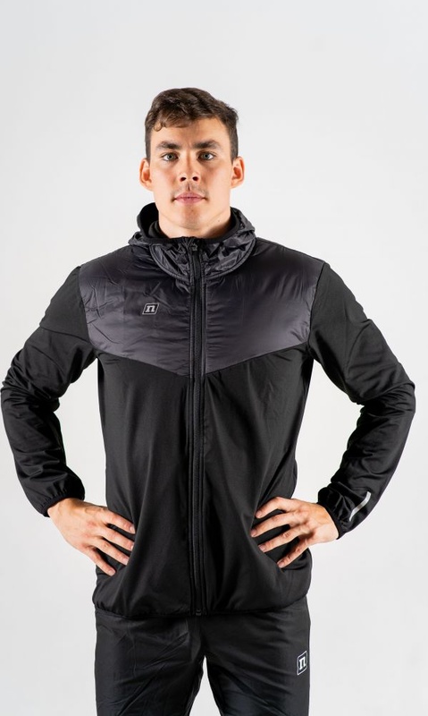 *Куртка NONAME HYBRID RUN JERSEY 23 UX BLACK 2001654-0001 (6-L, Черный, , , , , )