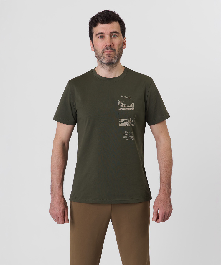 Футболка Memory Мужская (XXL, 4100/хаки, , , , , )