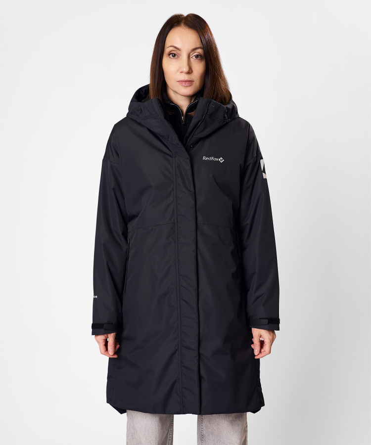 Пальто утепленное Garda II Женское (S, 1000/черный, , , , , )