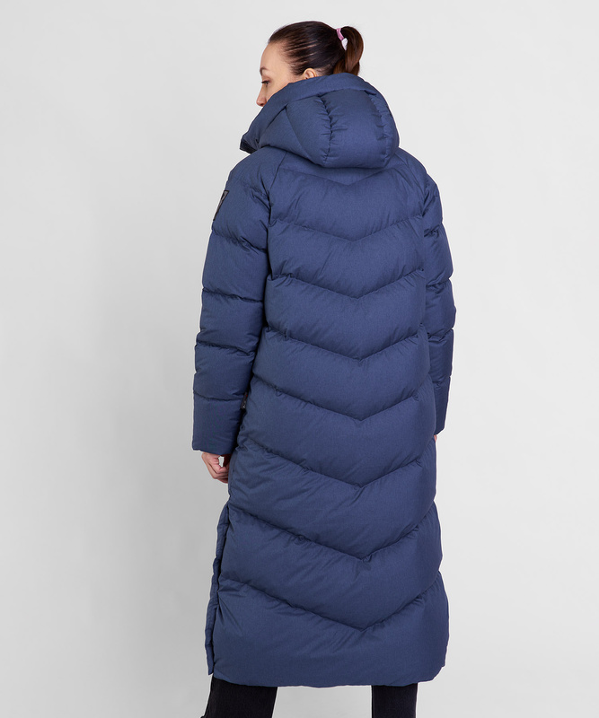 Пальто пуховое Ester VI Женское (XL, 9700/деним, , , , , )
