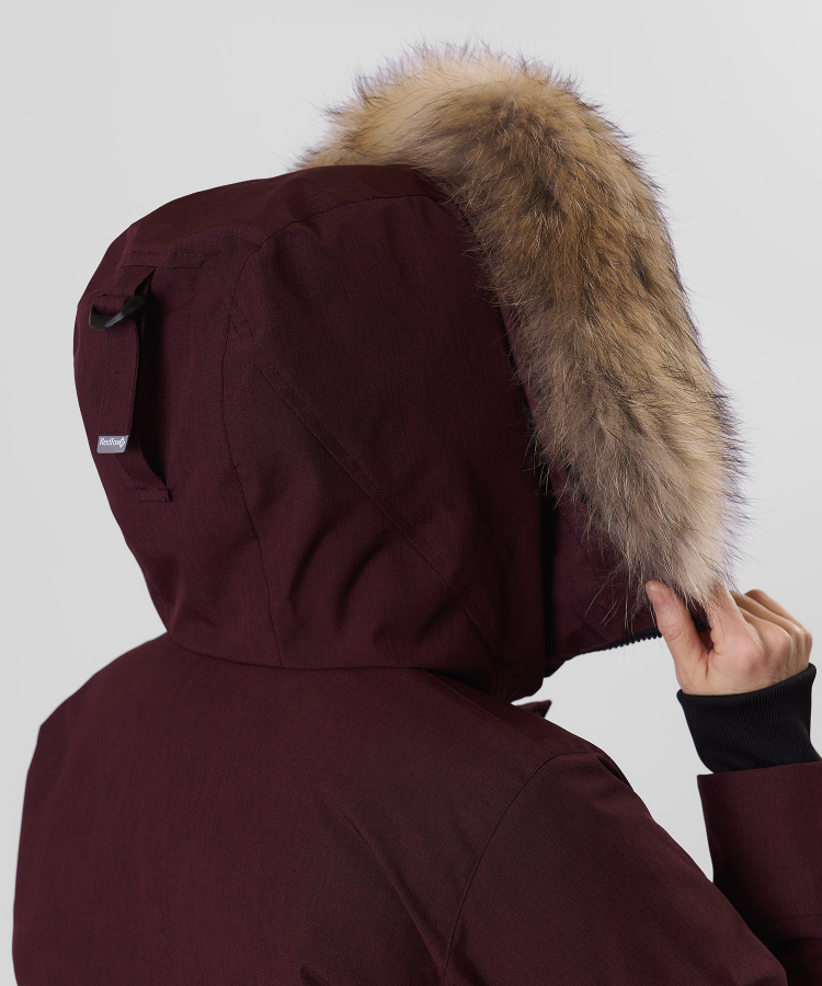 Пальто пуховое Aurora III DF Женское (XL, 0200/малиновый, , , , , )