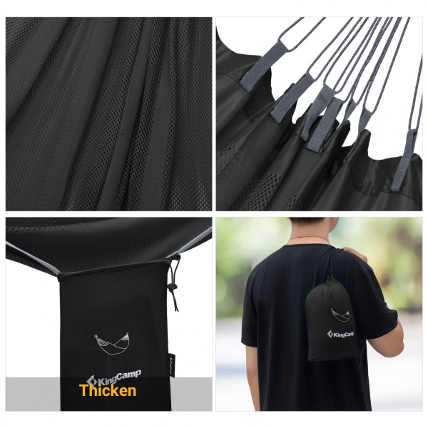 Купить King Camp 2001 cinderella hammock гамак (черный) 4 050 ₽ King Camp 2001 cinderella hammock гамак (черный)