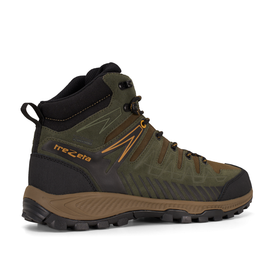 Ботинки THUNDER LEATHER MID WP (42.5, DARK GREEN / HONEY, , , , , )