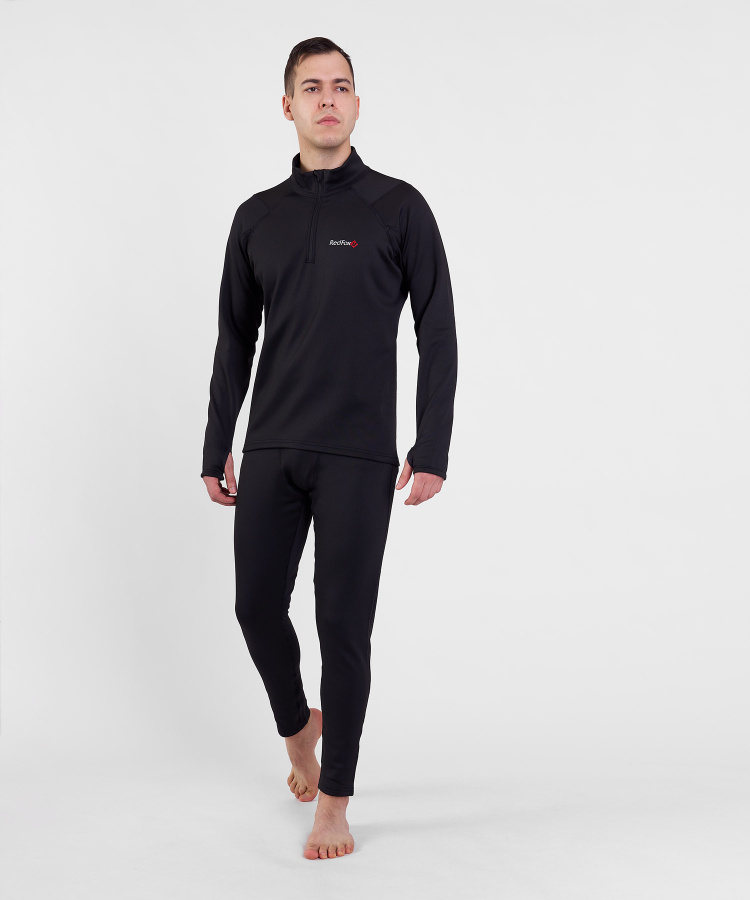 Первый слой кальсоны Active Warm II Мужские (XXL, 1000/черный, , , , )