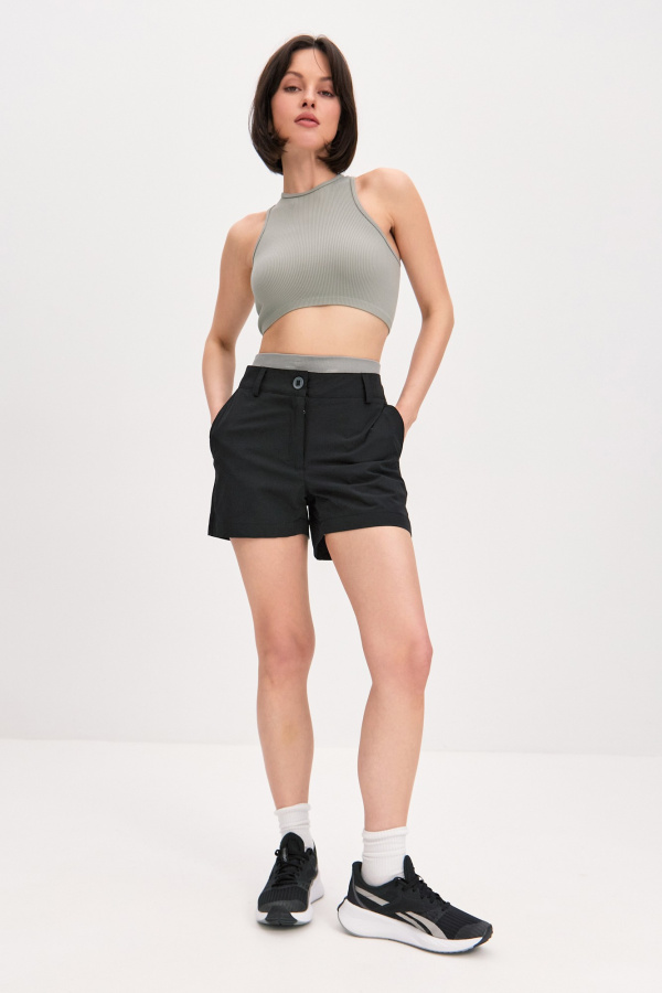 *Шорты 24-31324 жен. (40, 10 Черный, 160, , , , )