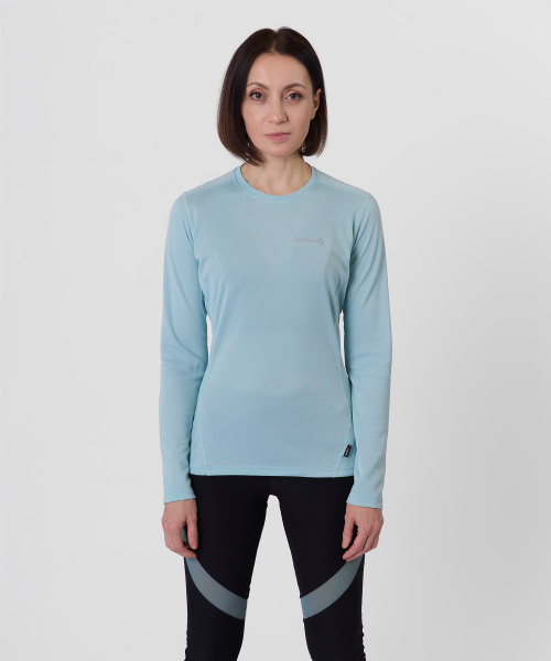 Футболка с длинным рукавом Workout R Женская (XS, 7300/лагуна, , , , , )