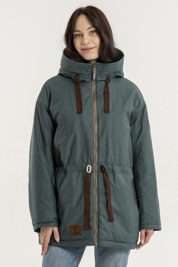 *Парка жен. арт. 48245 (170, Зеленый, 100, 108, , , )