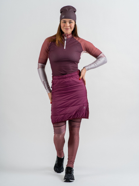 *Юбка NONAME SKI SKIRT 24 WINE RED/DK RASBERRY WOS (3-XS, WINE RED/DK RASBERRY WOS, , , , , )