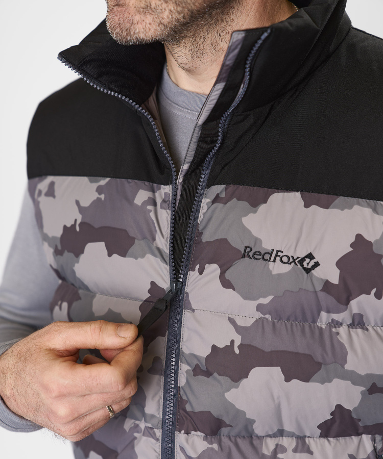 Жилет пуховый Nansen R Мужской (XXL, J310/принт/черный, , , , , )