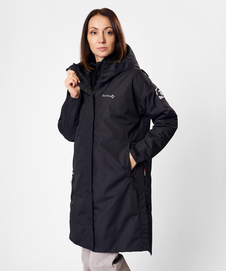 Пальто утепленное Garda II Женское (S, 1000/черный, , , , , )