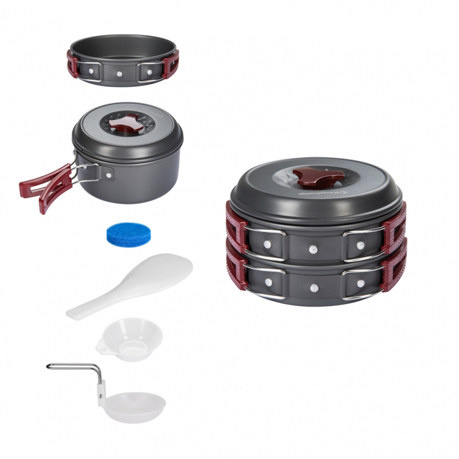 Купить King Camp 3910 climber 1 набор посуды на 2 персоны 4 180 ₽ King Camp 3910 climber 1 набор посуды на 2 персоны
