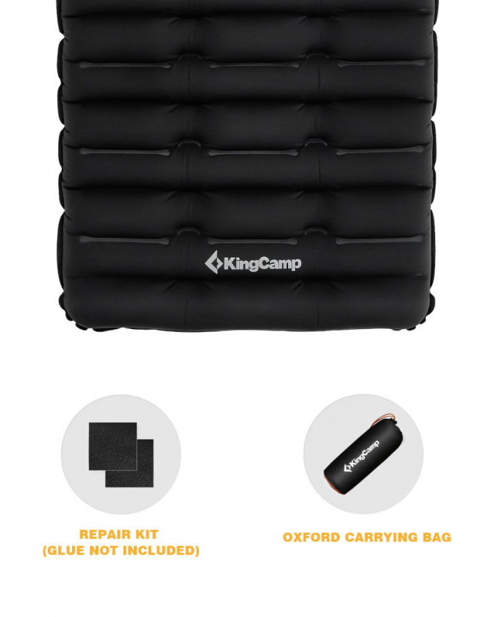 1905 SUPER COMFORT SINGLE коврик надувной (чёрный, 190х63х10) 1905 SUPER COMFORT SINGLE коврик надувной (чёрный, 190х63х10)