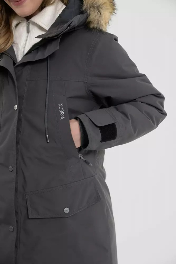 *100410 Куртка женская IREMEL (34, 614 серый гравий, , , , , )