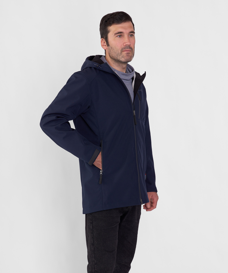 Плащ Dublin Мужской (M, 9930/черно-синий/темно-серый, , , , , )