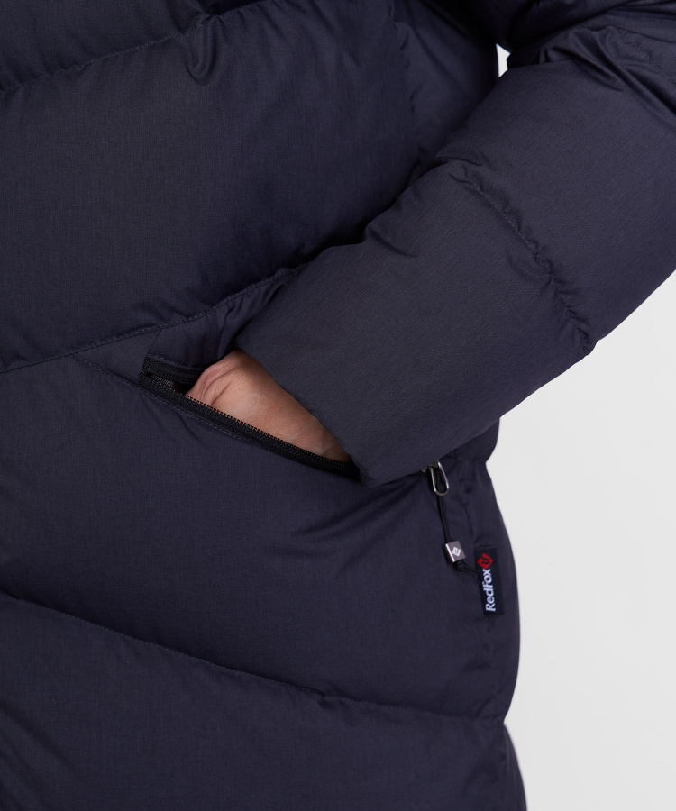 Пальто пуховое Ester VI Женское (S, 9000/графит, , , , , )