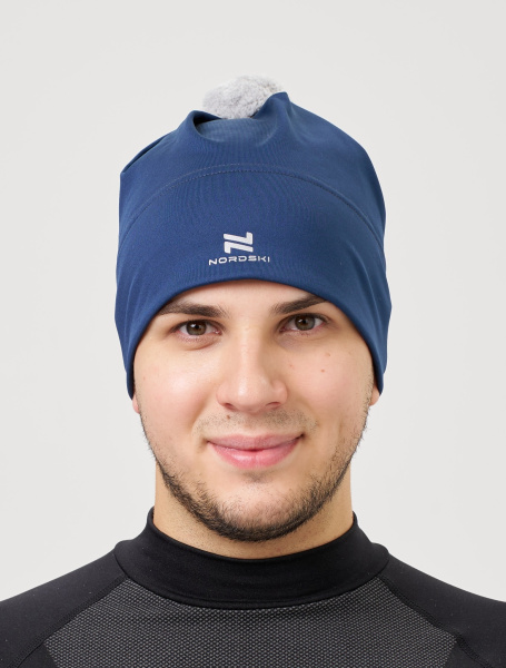 Тренировочная шапка Nordski Train Blueberry (One Size, Blueberry, , , , , )