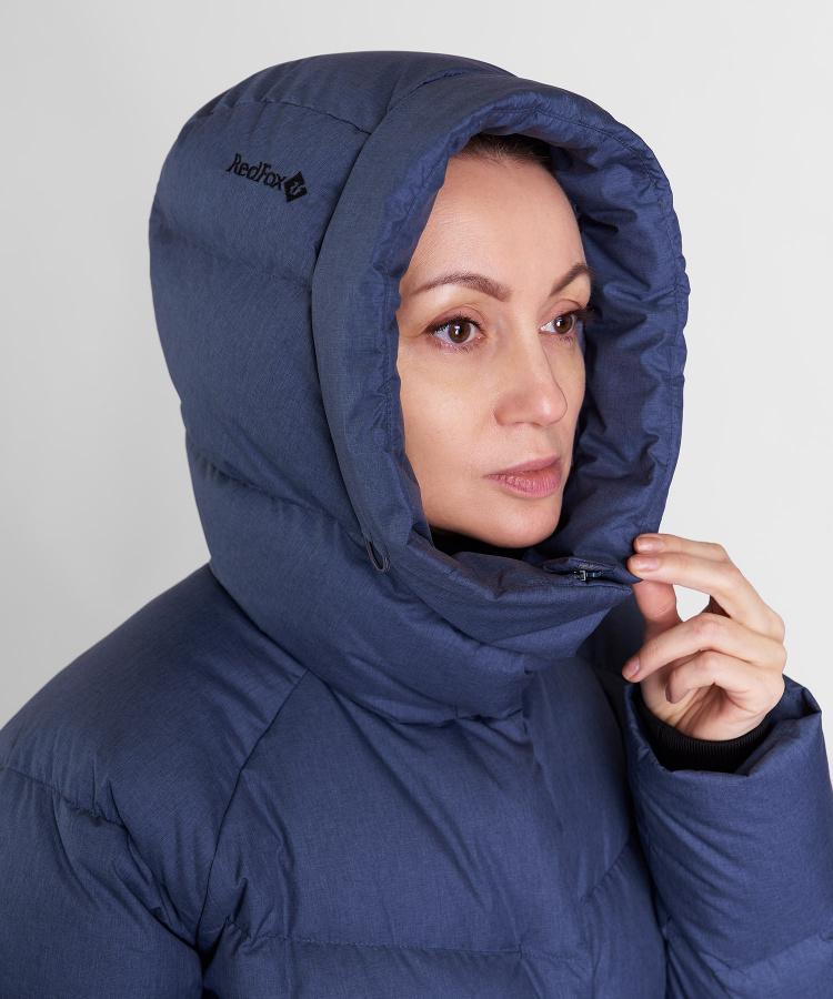 Пальто пуховое Ester VI Женское (XL, 9700/деним, , , , , )