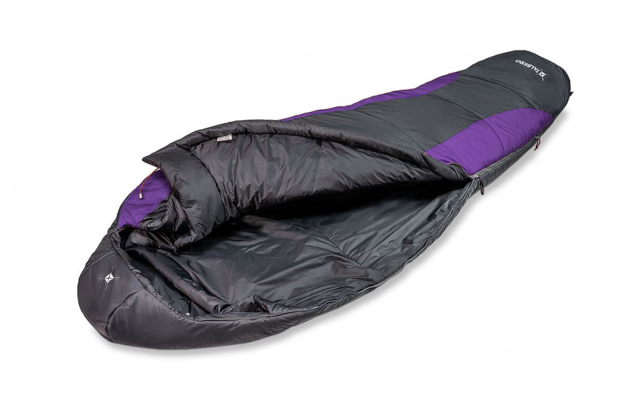 SUMMIT EXP -18°C спальный мешок (-18С, серый/зеленый правый)