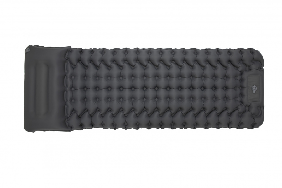 2401 DELUXE 7 коврик надувной (серый, 196х68х7 см)